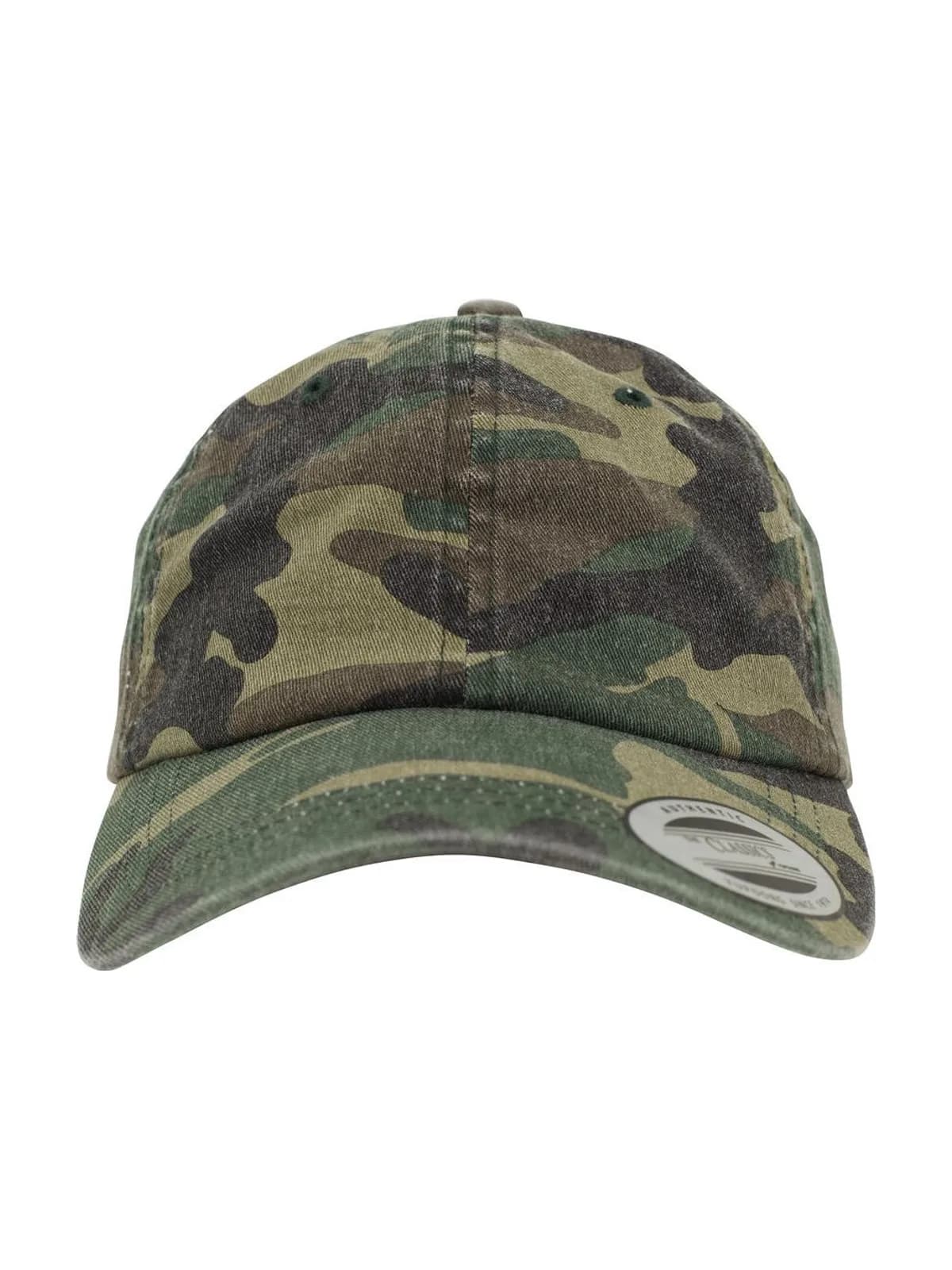 Low Profile Camo Washed Cap — Wood Camo