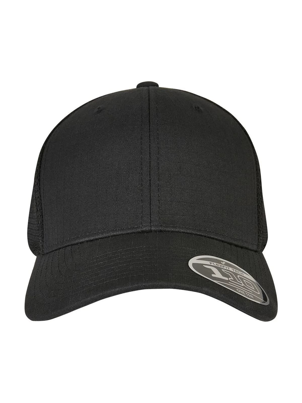 110 Flexfit Ripstop Mesh Cap — Black