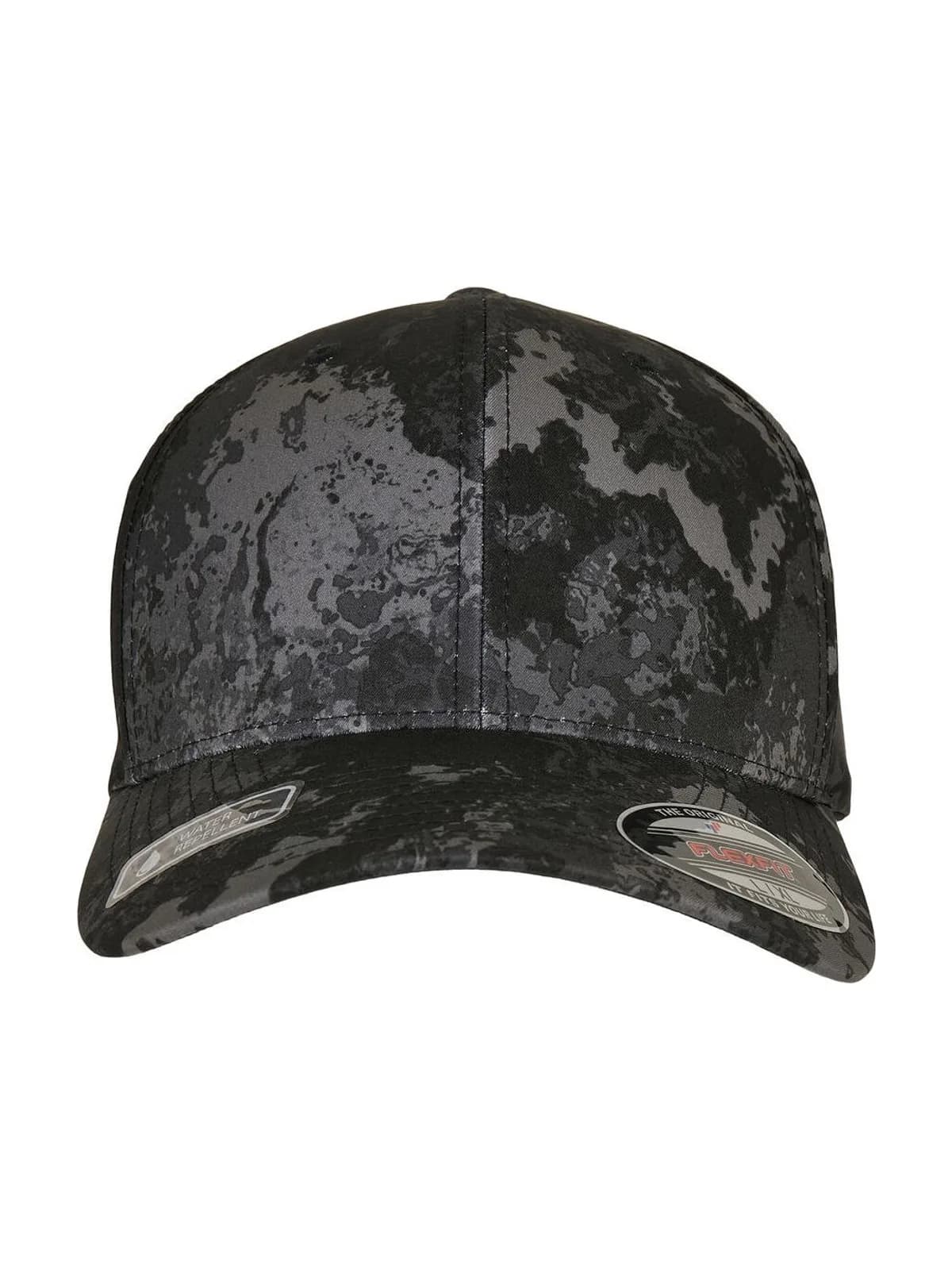 Flexfit® Veil Camo™ Cap — Poseidon Black