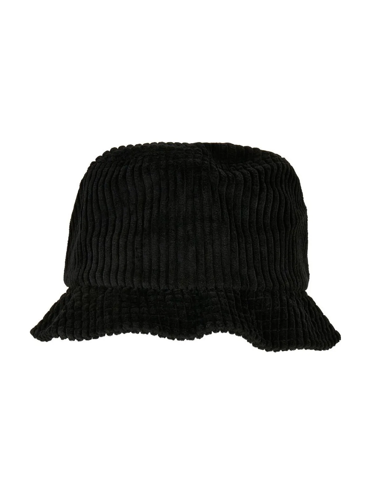 Big Corduroy Bucket Hat — Black