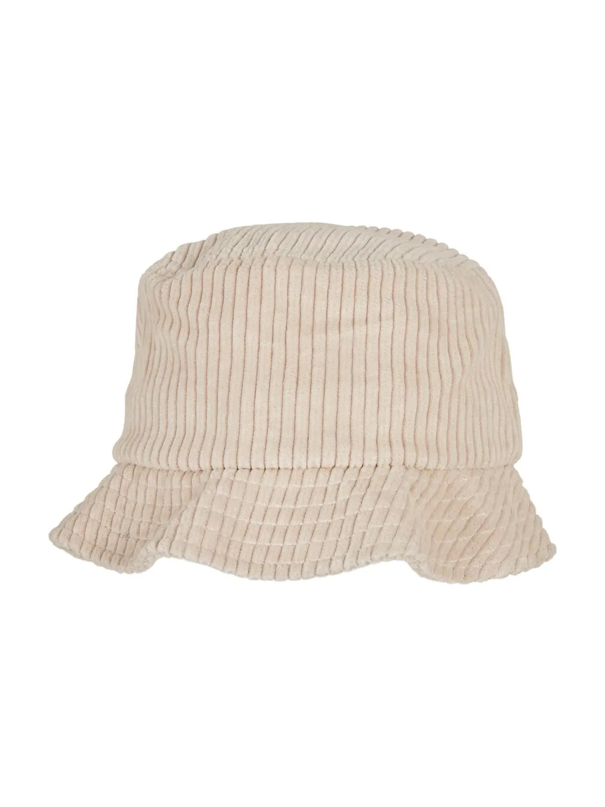 Big Corduroy Bucket Hat — Offwhite
