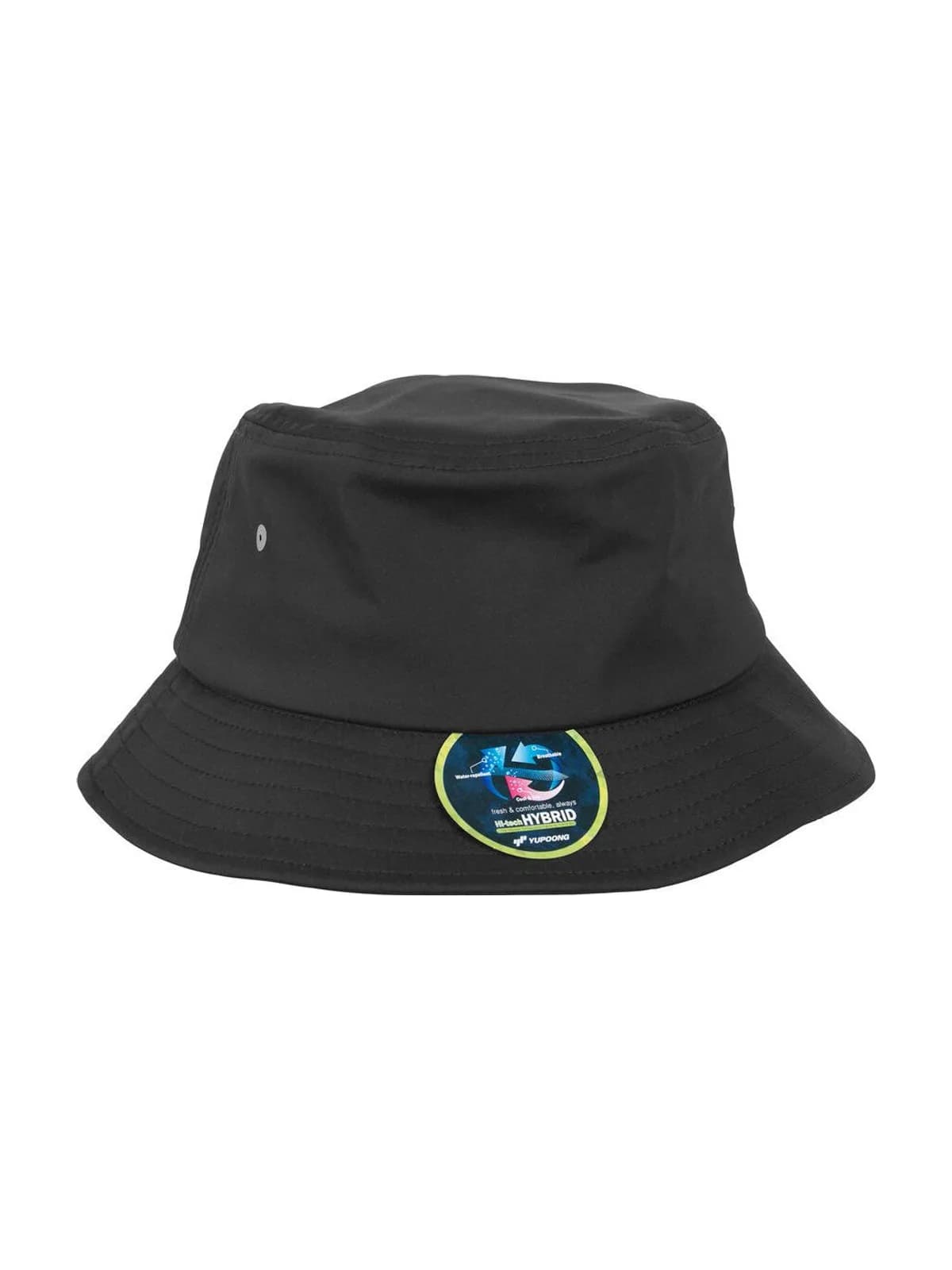 Nylon Bucket Hat — Black
