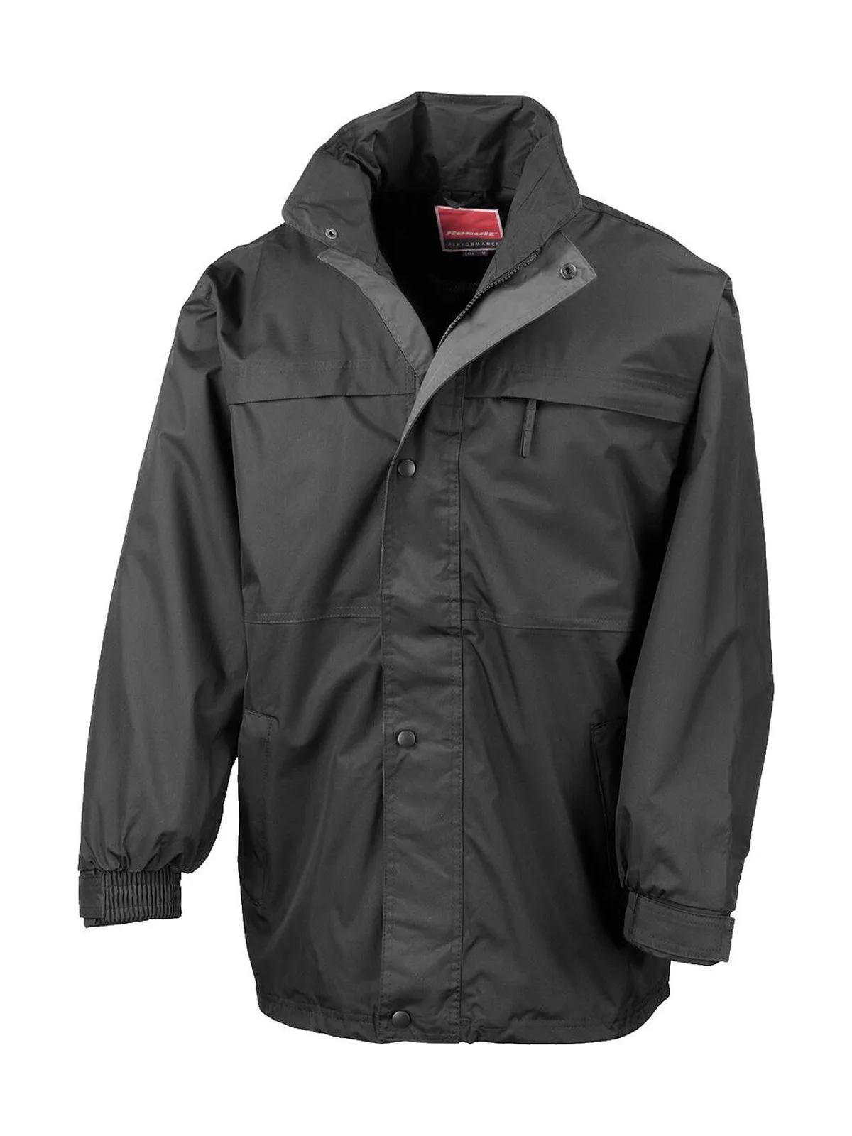 Mid-Season Jacket — Black/Grey