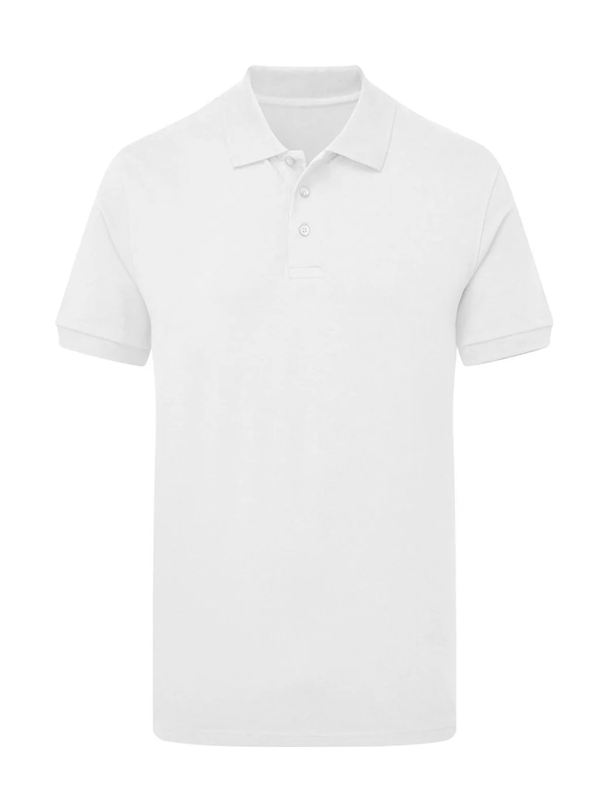 Signature Tagless Polo Stretch Men — White