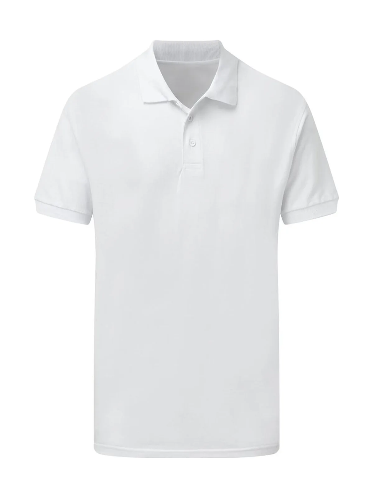 Cotton Polo Men — White