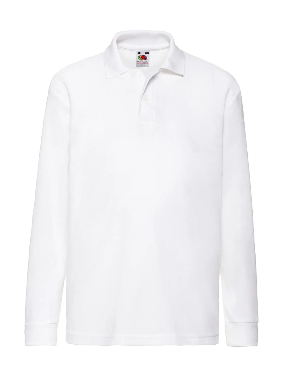 Kids 65/35 Long Sleeve Polo — Polos Fruit of the Loom à personnaliser