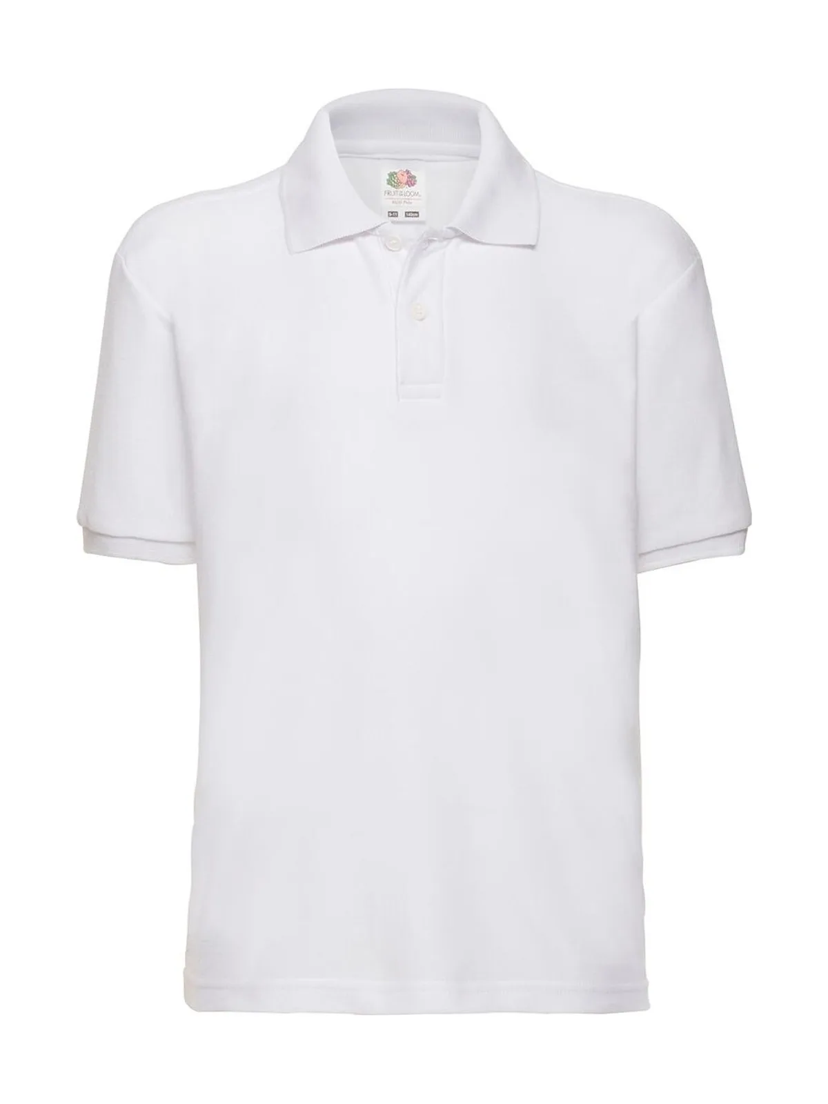 Kids 65/35 Polo — White