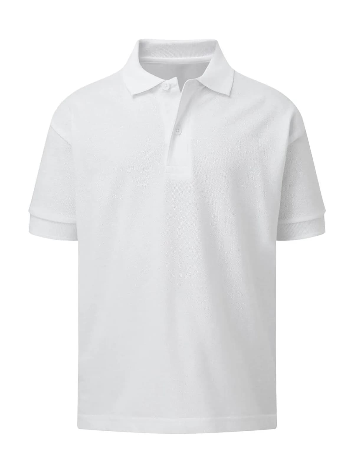 Cotton Polo Kids — White