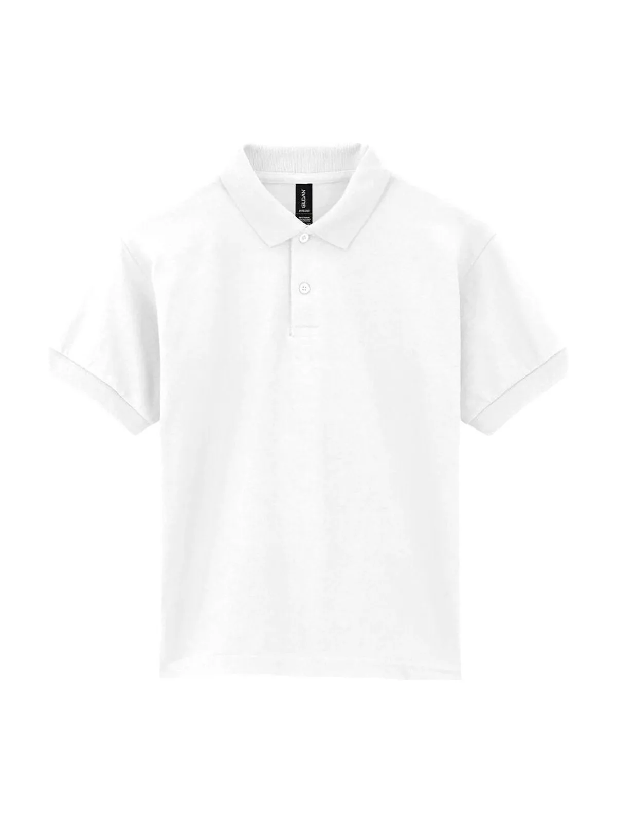 Dry Blend® Kids Jersey Polo — White