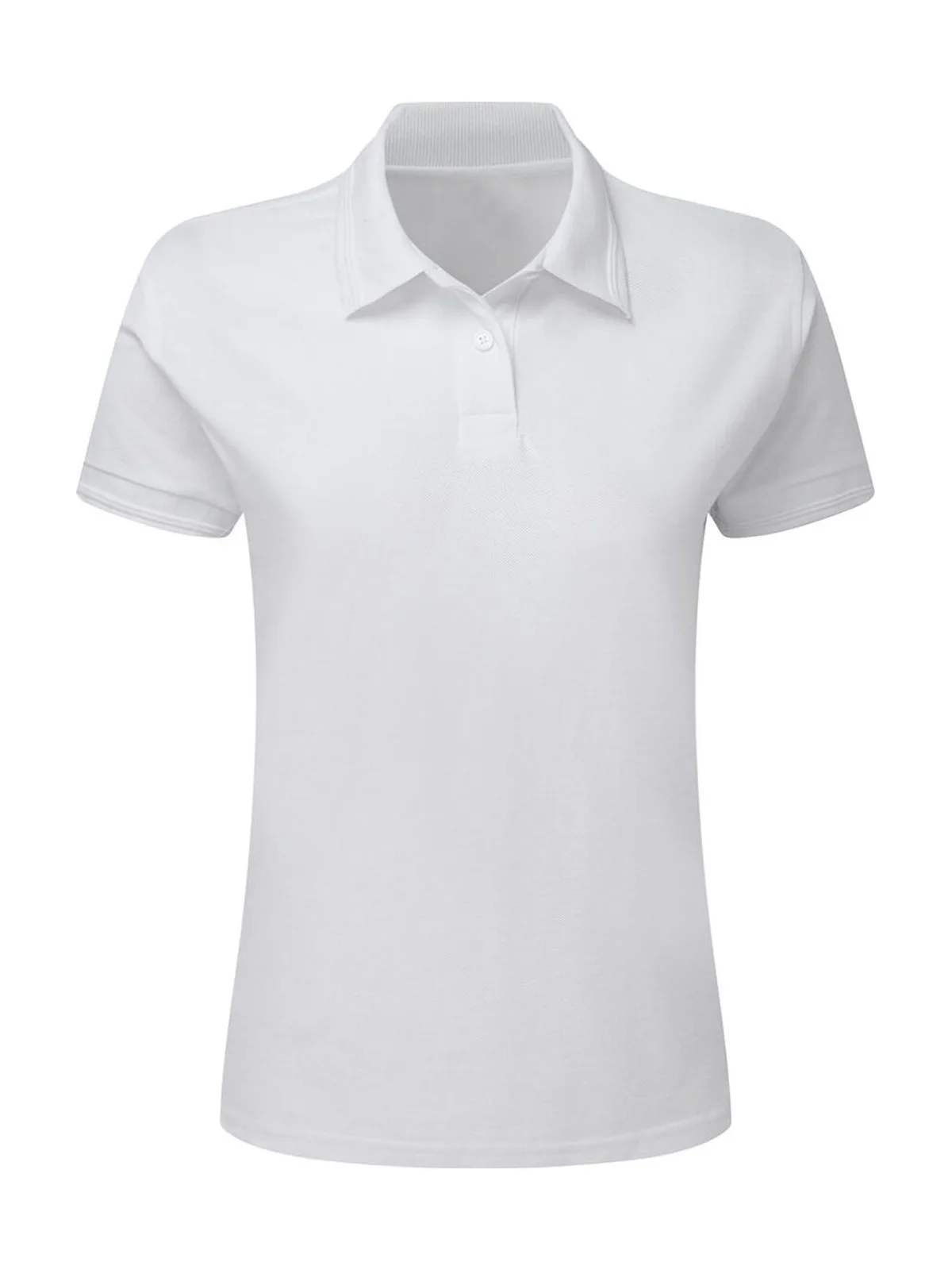 Poly Cotton Polo Women — White