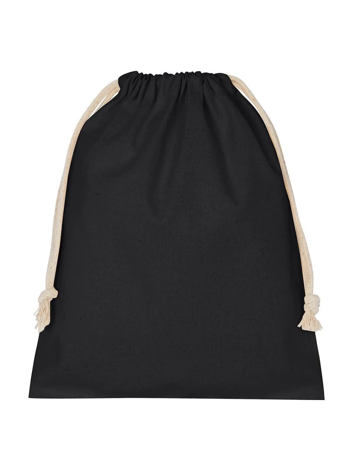 Cotton Stuff Bag — Black