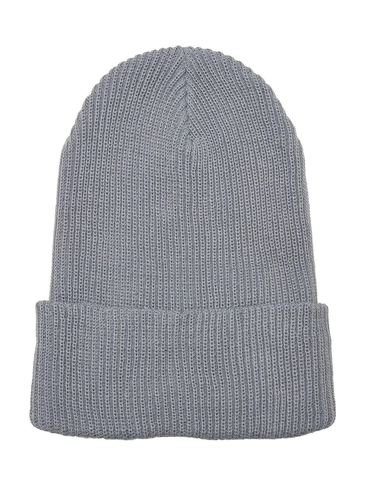 Recycled Yarn Ribbed Knit Beanie — Bonnets & hiver Flexfit à personnaliser