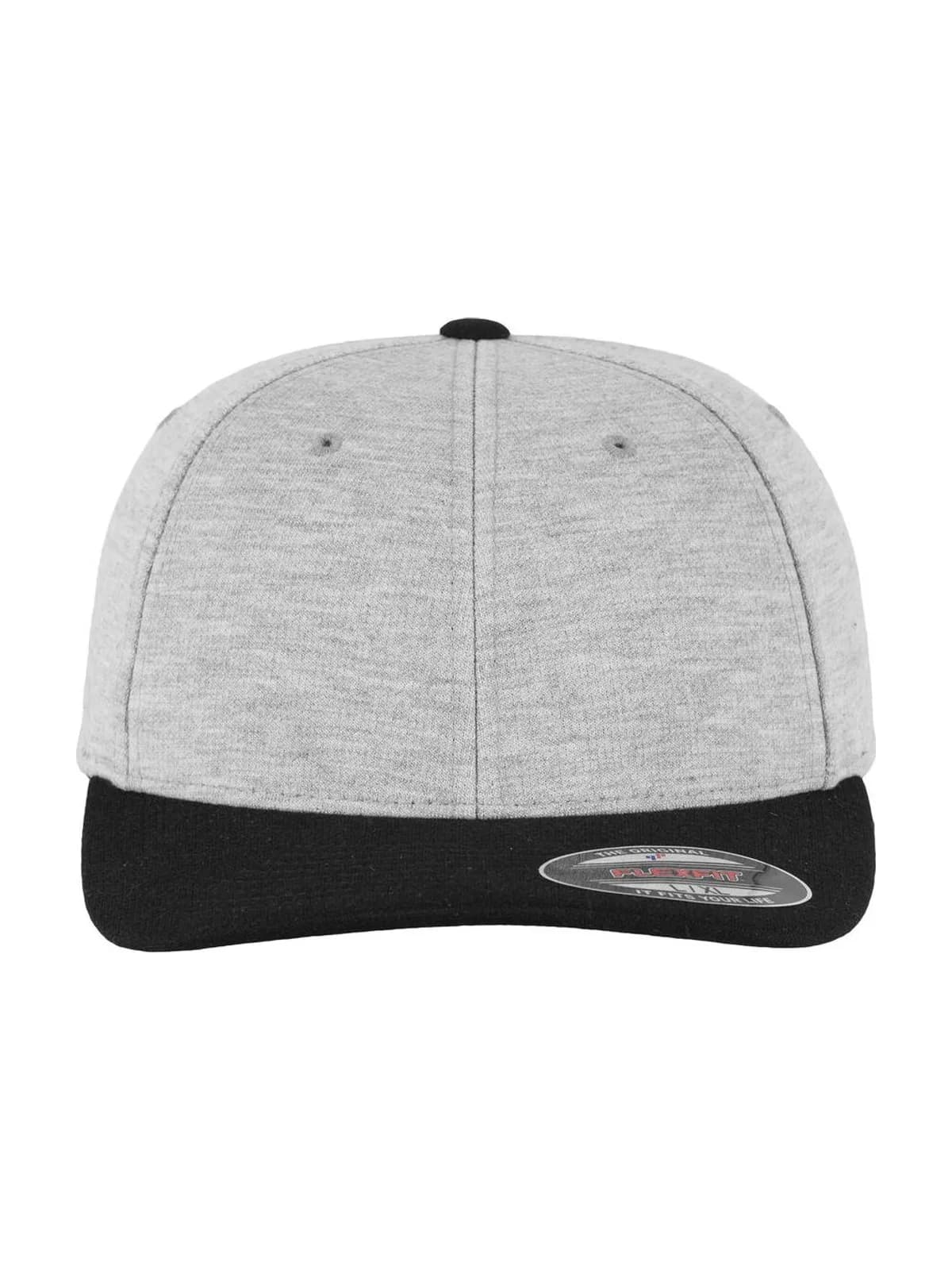 Flexfit Double Jersey 2-Tone — Grey/Black