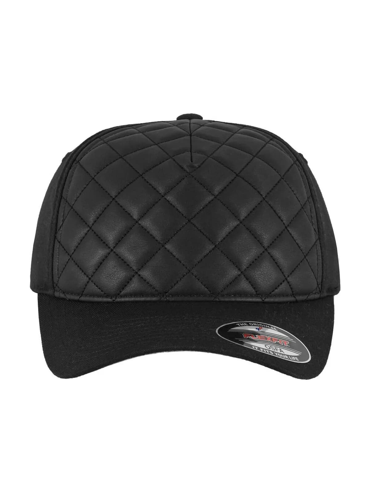 Diamond Quilted Flexfit — Black