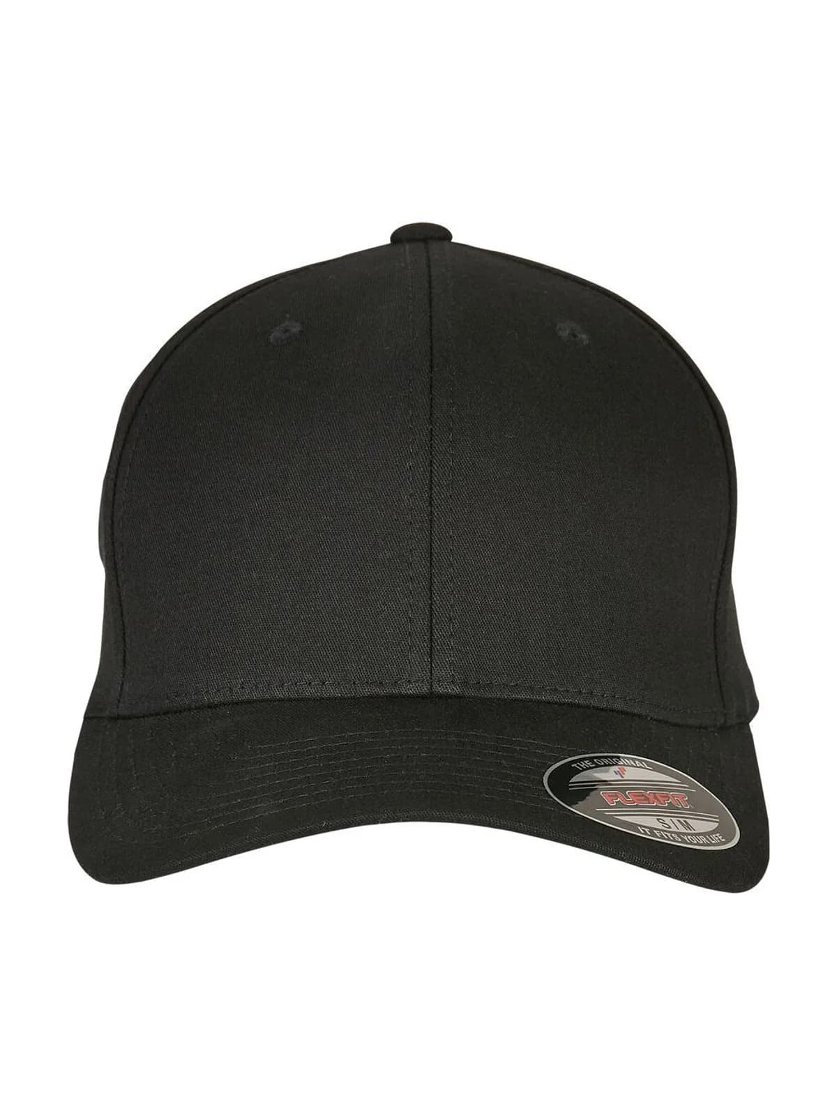 V-Flexfit® Cotton Twill Cap — Black