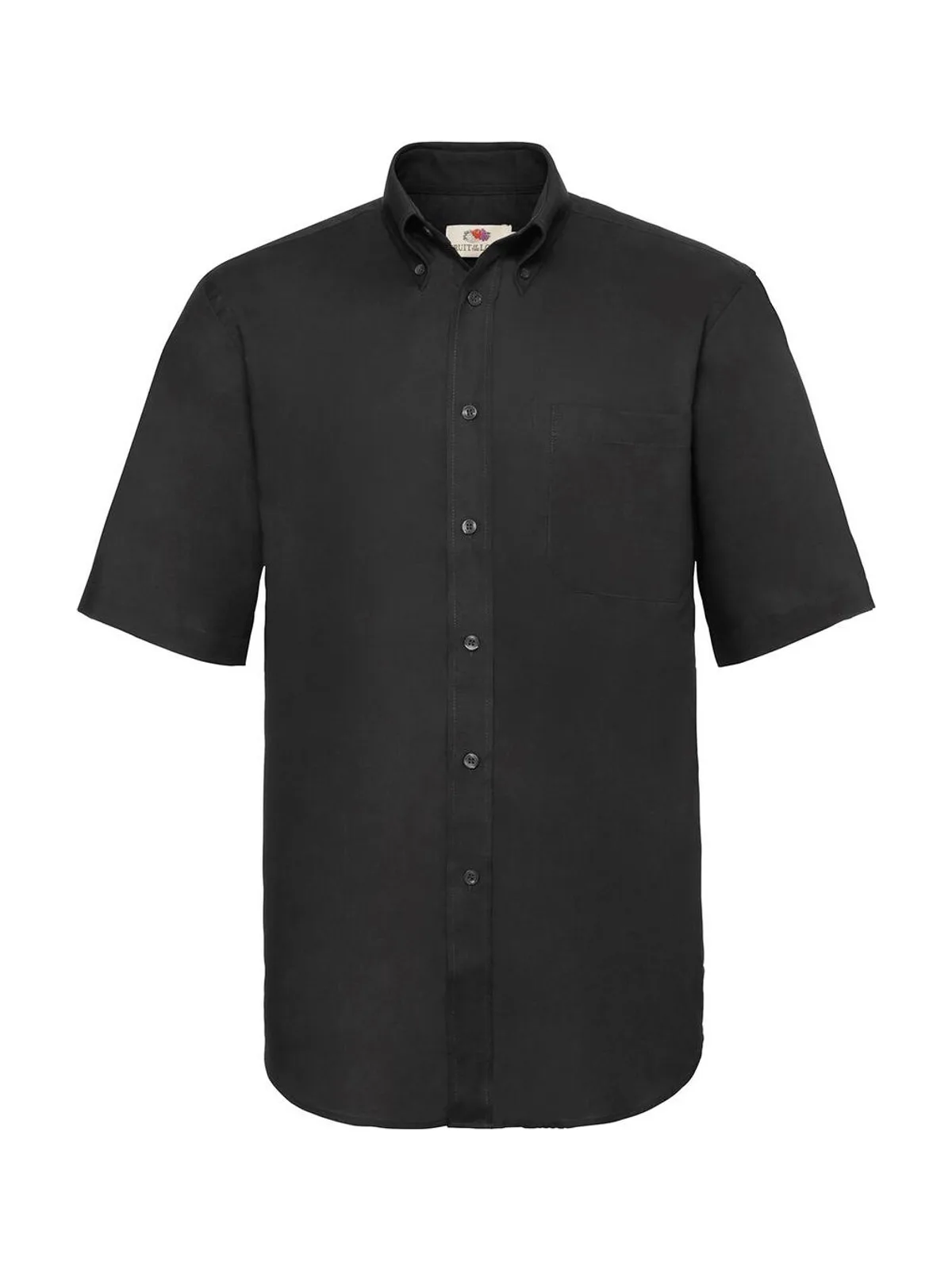 Oxford Shirt Short Sleeve — Black