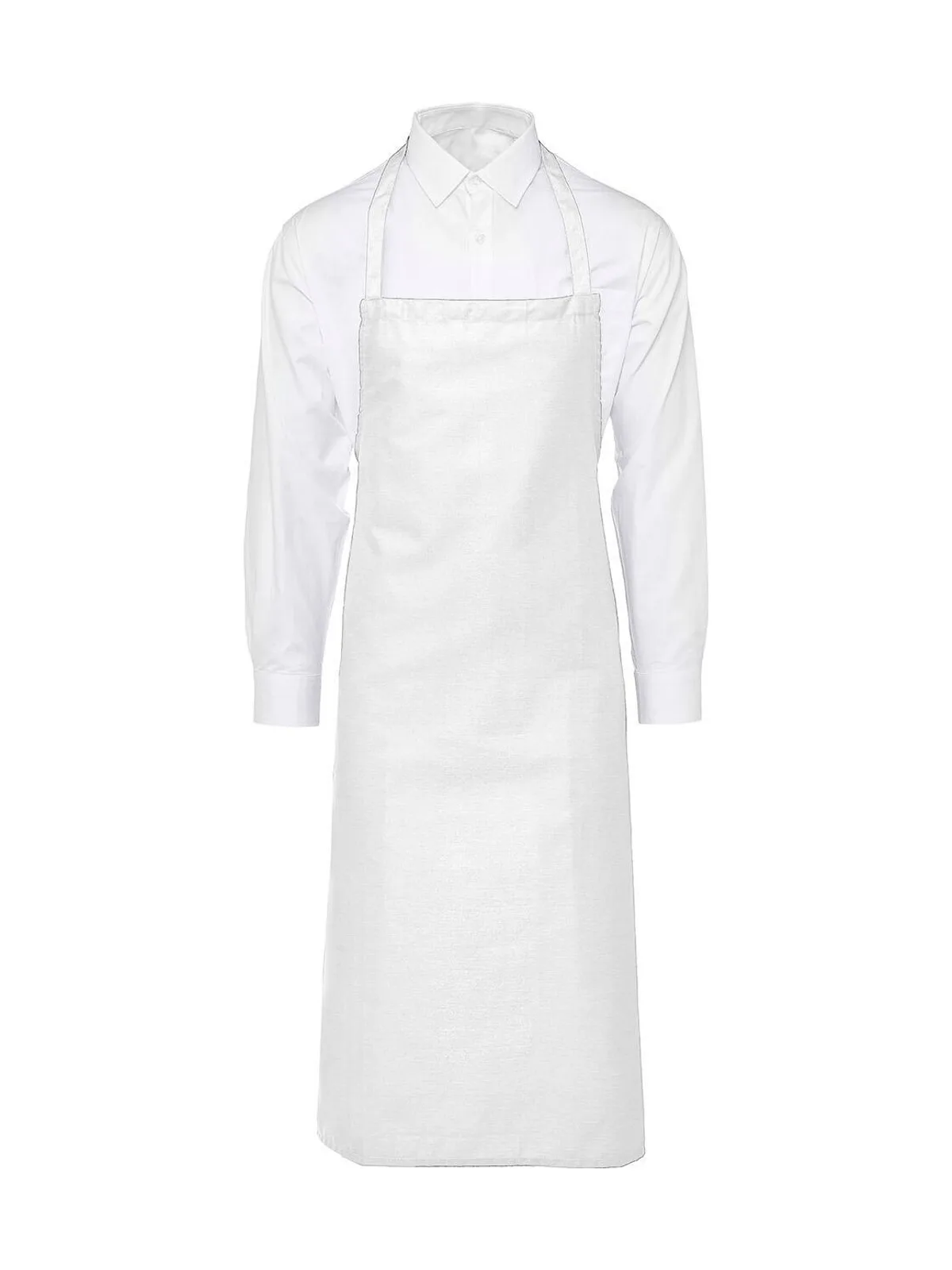 PARIS Bib Apron — White