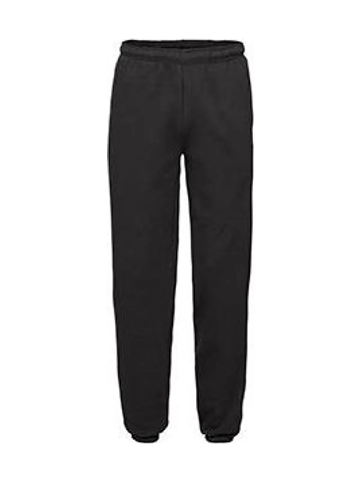 Elasticated Cuff Jog Pants — Black