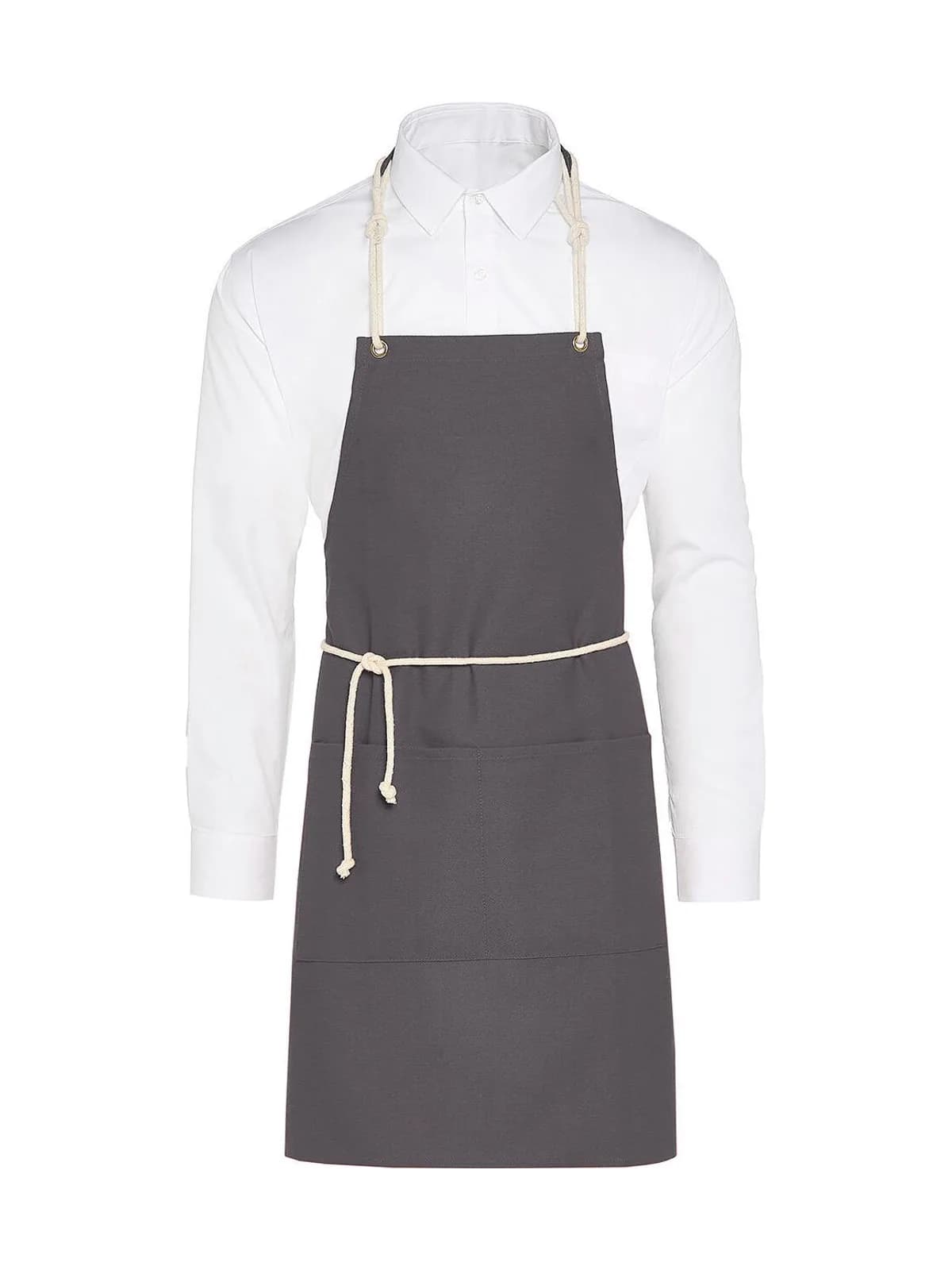 CORSICA - Cord Bib Apron with Pocket