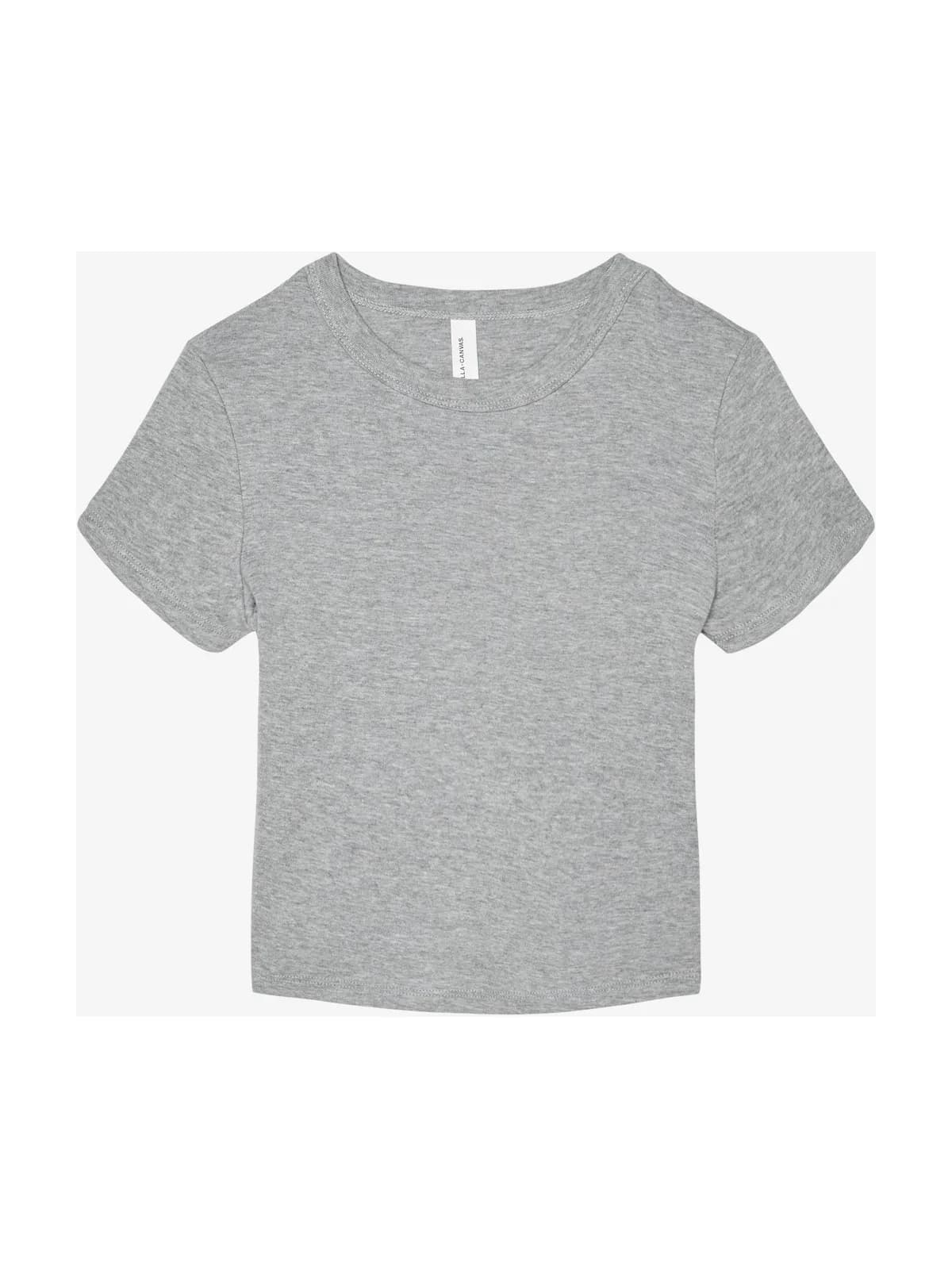 Women's Micro Rib Baby Tee — ATHLETIC HEATHER