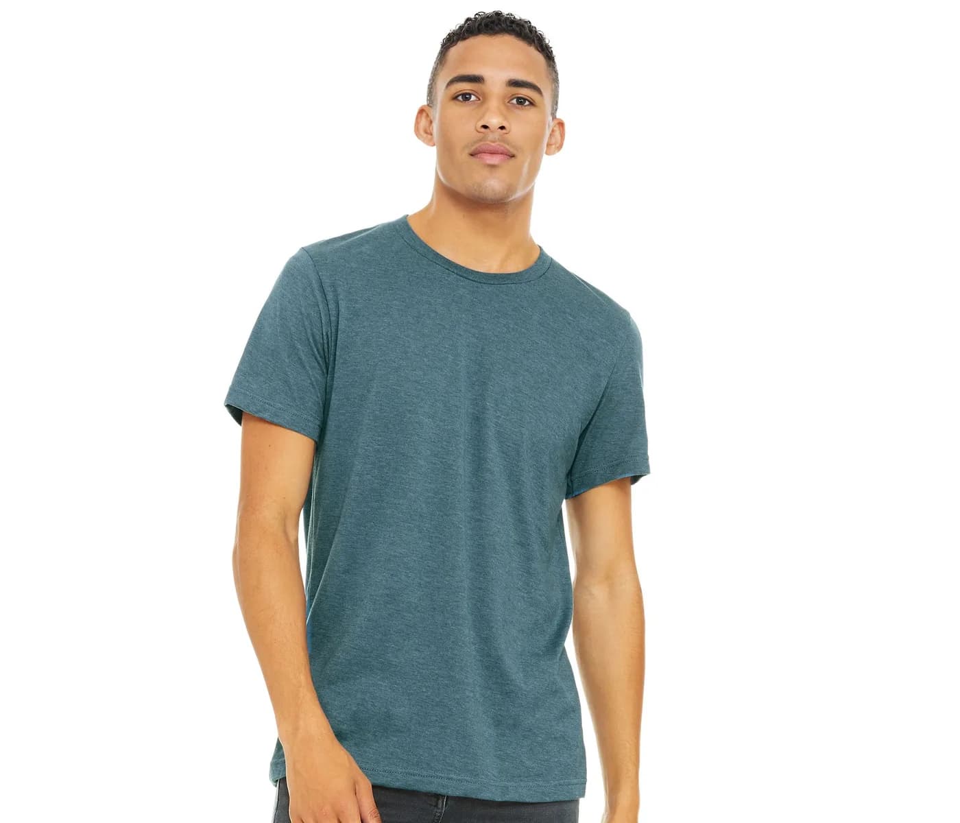 Unisex Heather Cvc Short Sleeve Tee — customisable T-shirts by Bella+Canvas