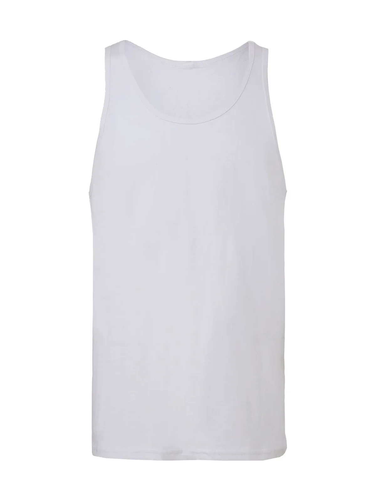 Unisex Jersey Tank — WHITE