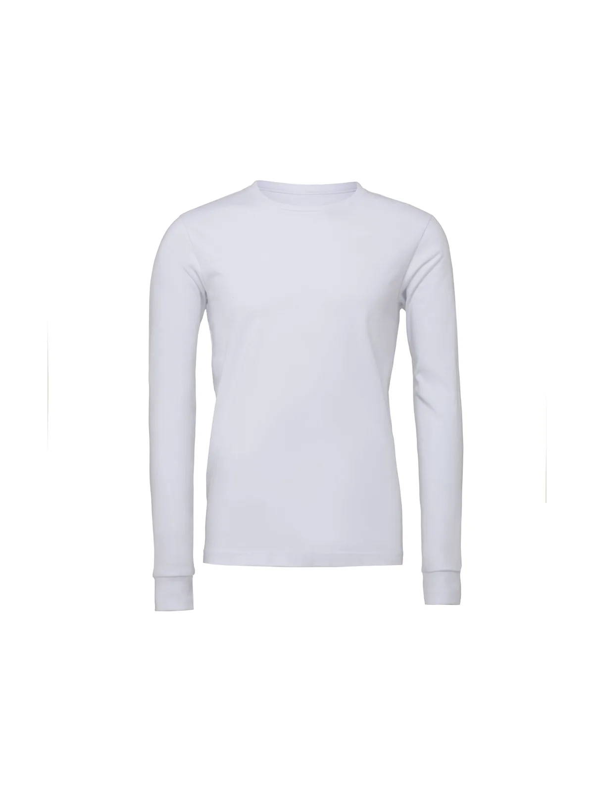 Unisex Jersey Long Sleeve Tee — WHITE