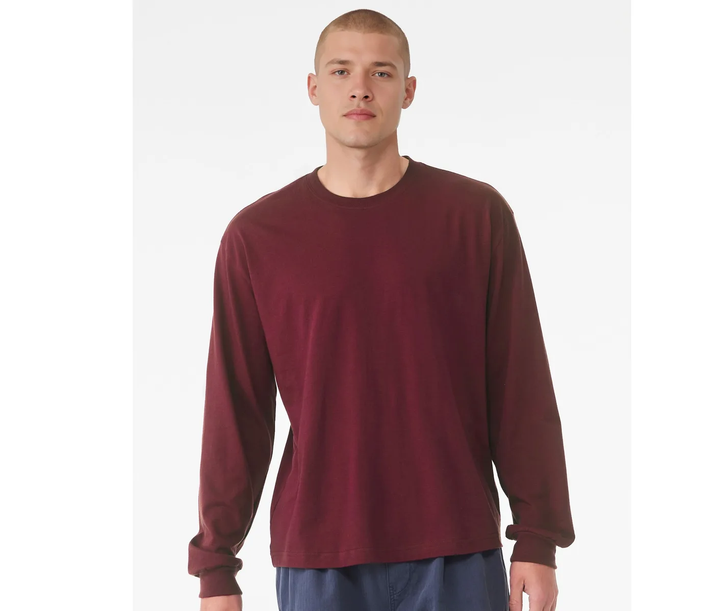 Unisex Heavy Boxy Long Sleeve Tee — customisable T-shirts by Bella+Canvas