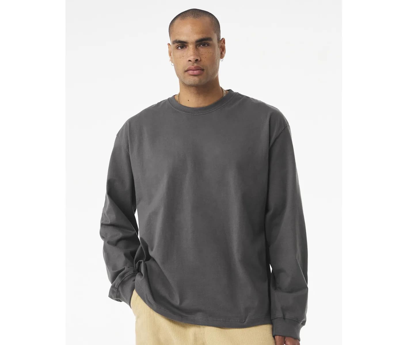 Unisex Long Sleeve Heavy Tee — customisable T-shirts by Bella+Canvas