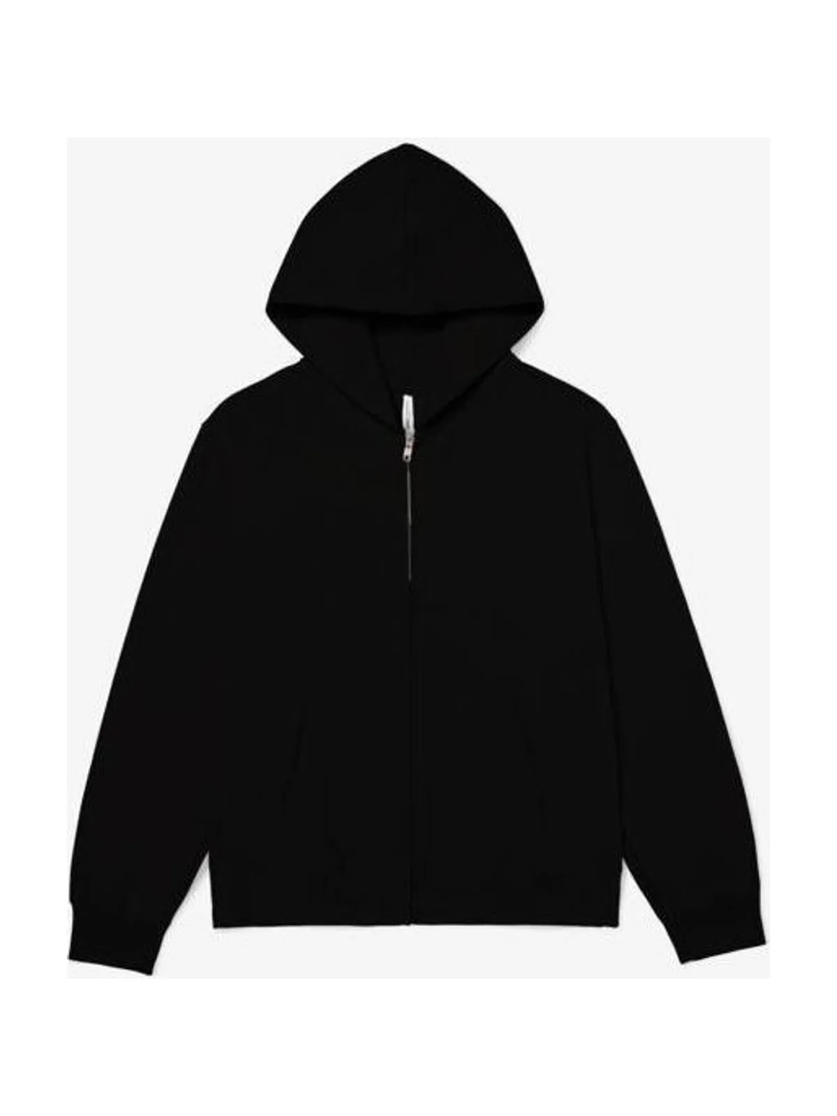 Unisex Heavy Full Zip Hoodie — BLACK