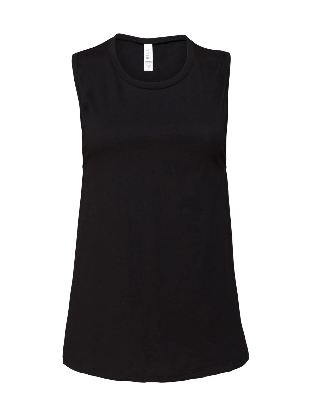 Women's Jersey Muscle Tank — BLACK