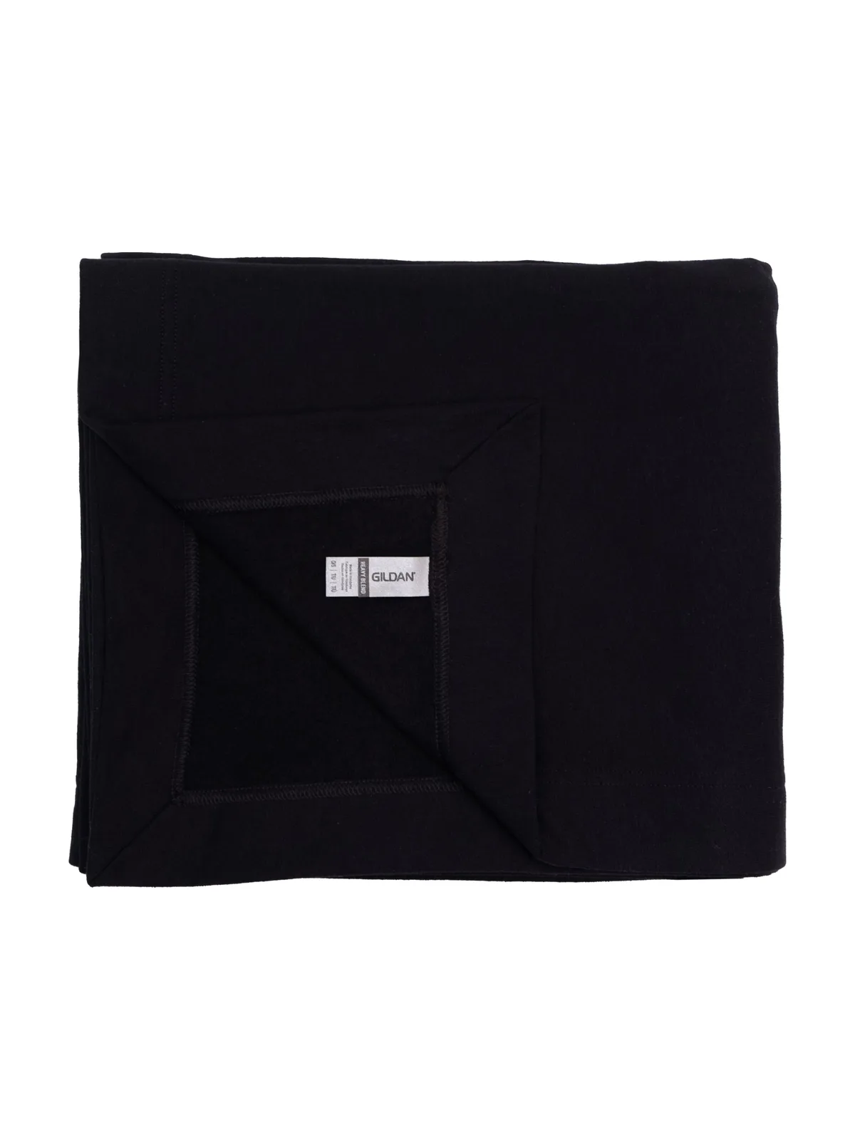 Heavy Blend Fleece Stadium Blanket — BLACK