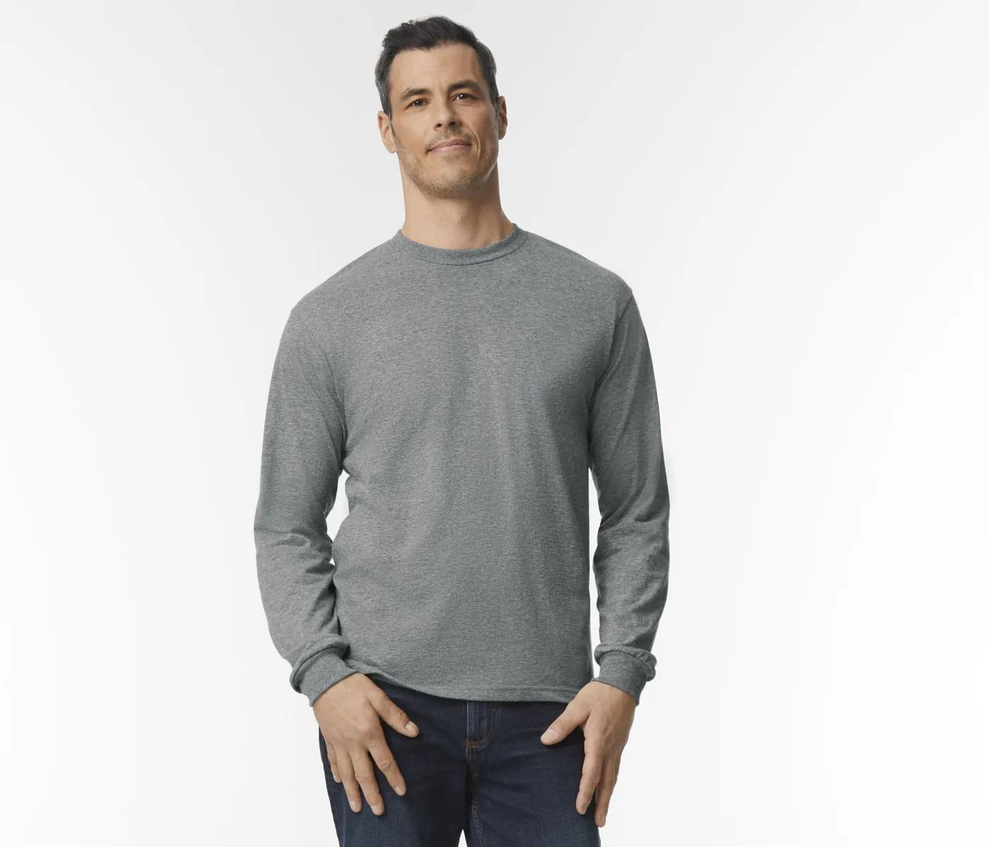 Hammer Adult Long Sleeve T-Shirt — customisable T-shirts by Gildan