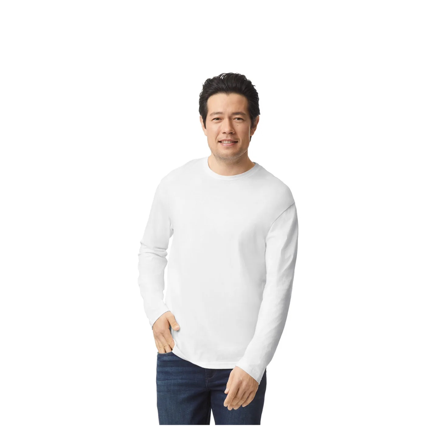 Softstyle Adult Long Sleeve T-Shirt — customisable T-shirts by Gildan