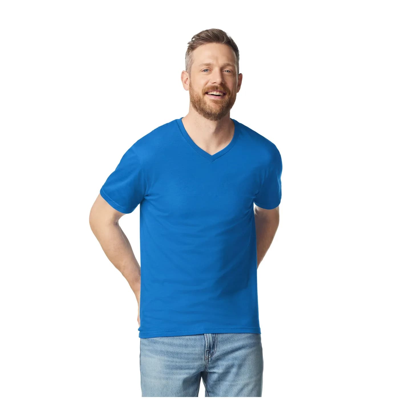 Softstyle Adult V-Neck T-Shirt — customisable T-shirts by Gildan