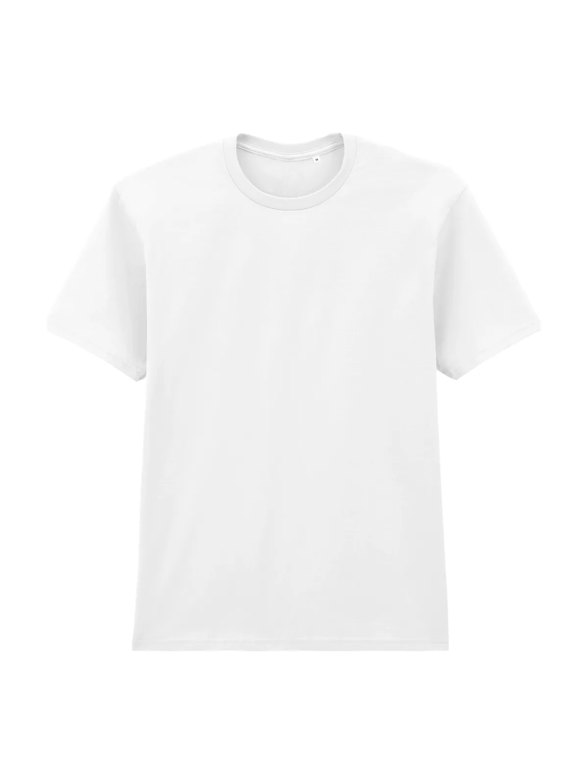 Softstyle Midweight Adult No Label Enzyme Wash T-Shirt — WHITE