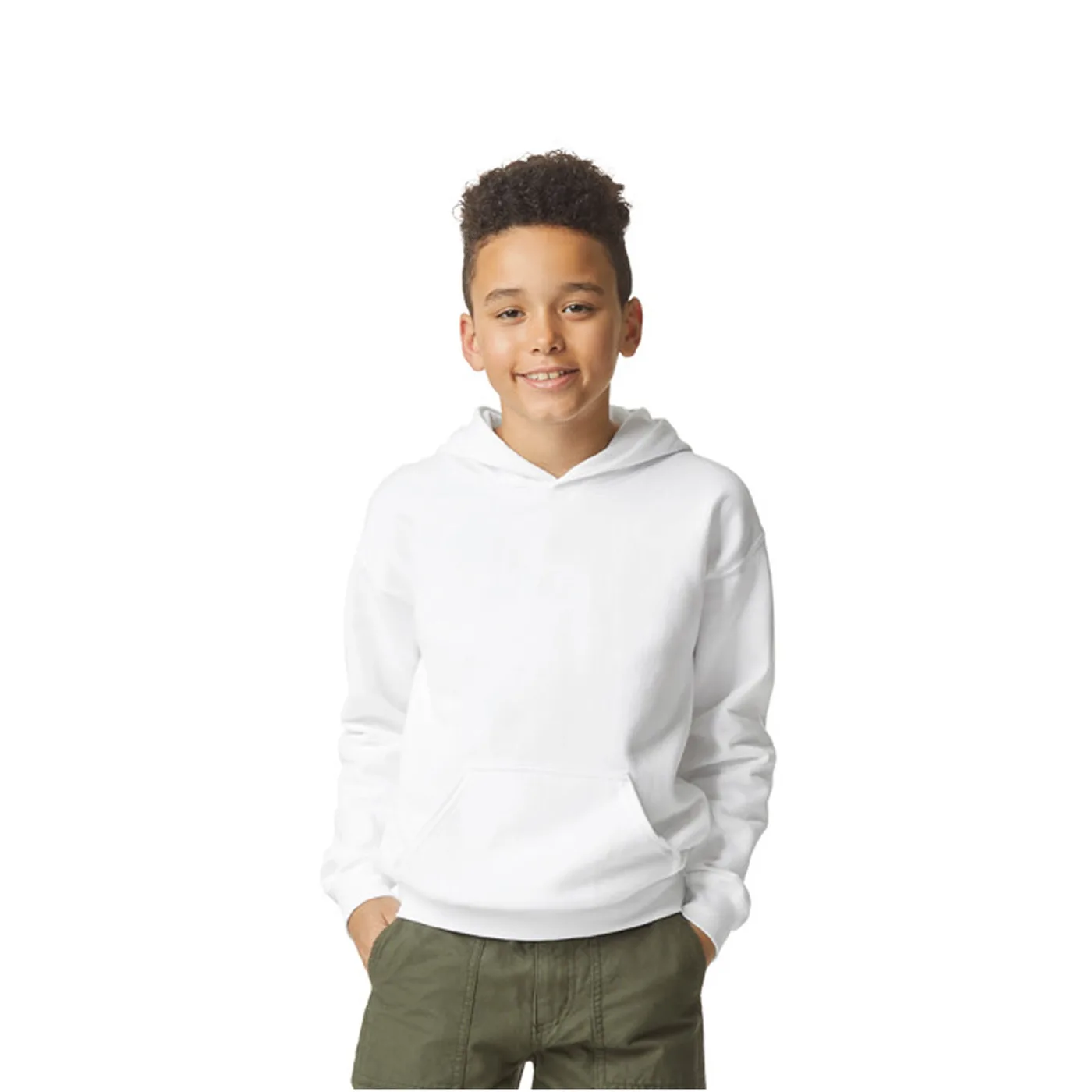 Softstyle® Midweight Fleece Youth Hoodie — customisable Sweats & hoodies by Gildan