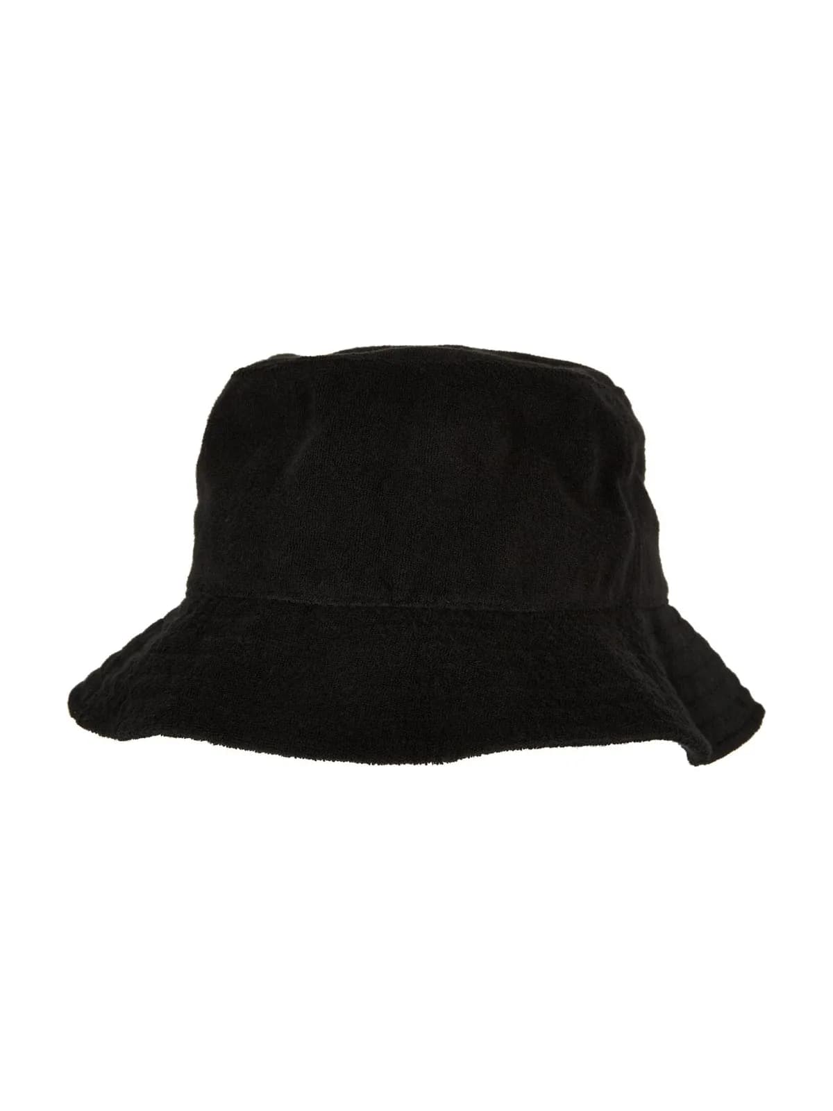 Frottee Bucket Hat — BLACK