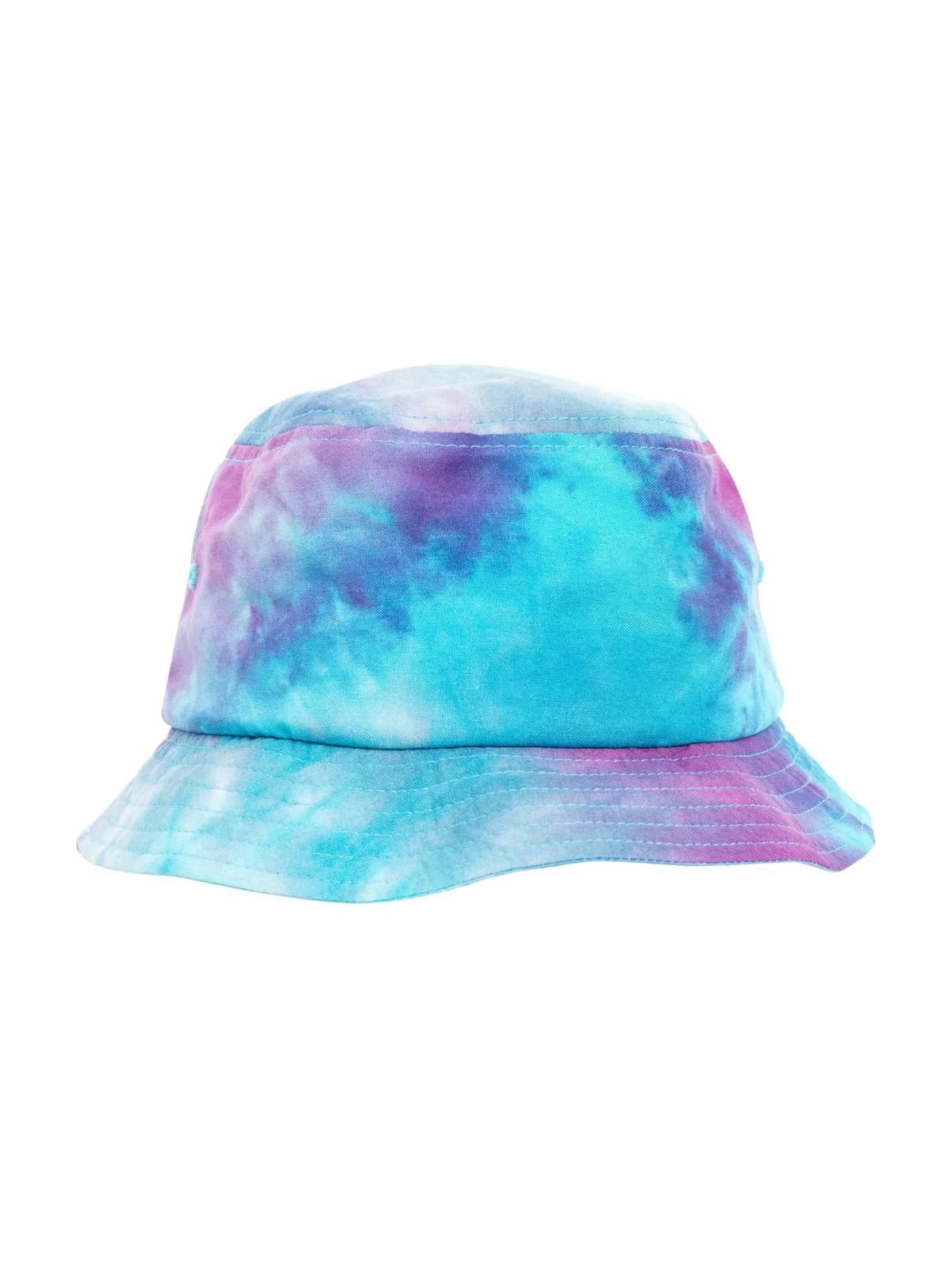 Festival Print Bucket Hat — PURPLE TURQUOISE