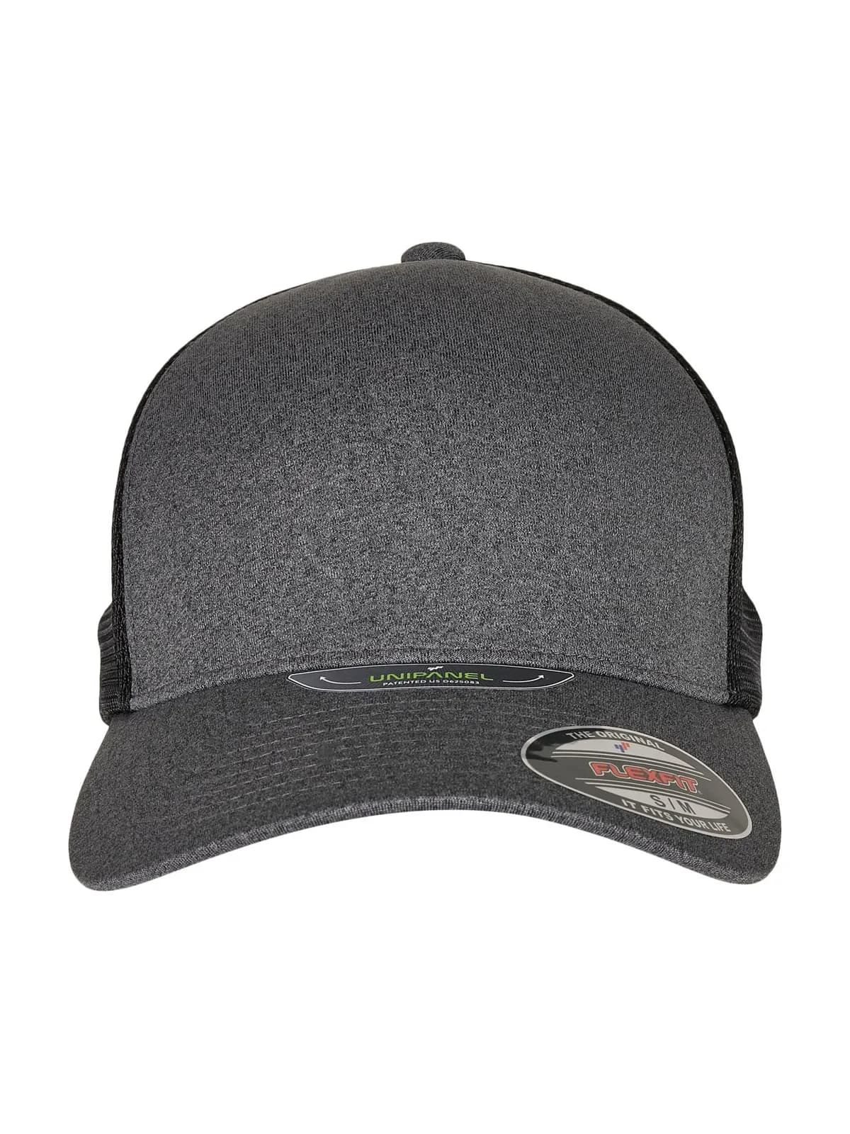 Flexfit Unipanel™ Cap — DARK GREY / BLACK