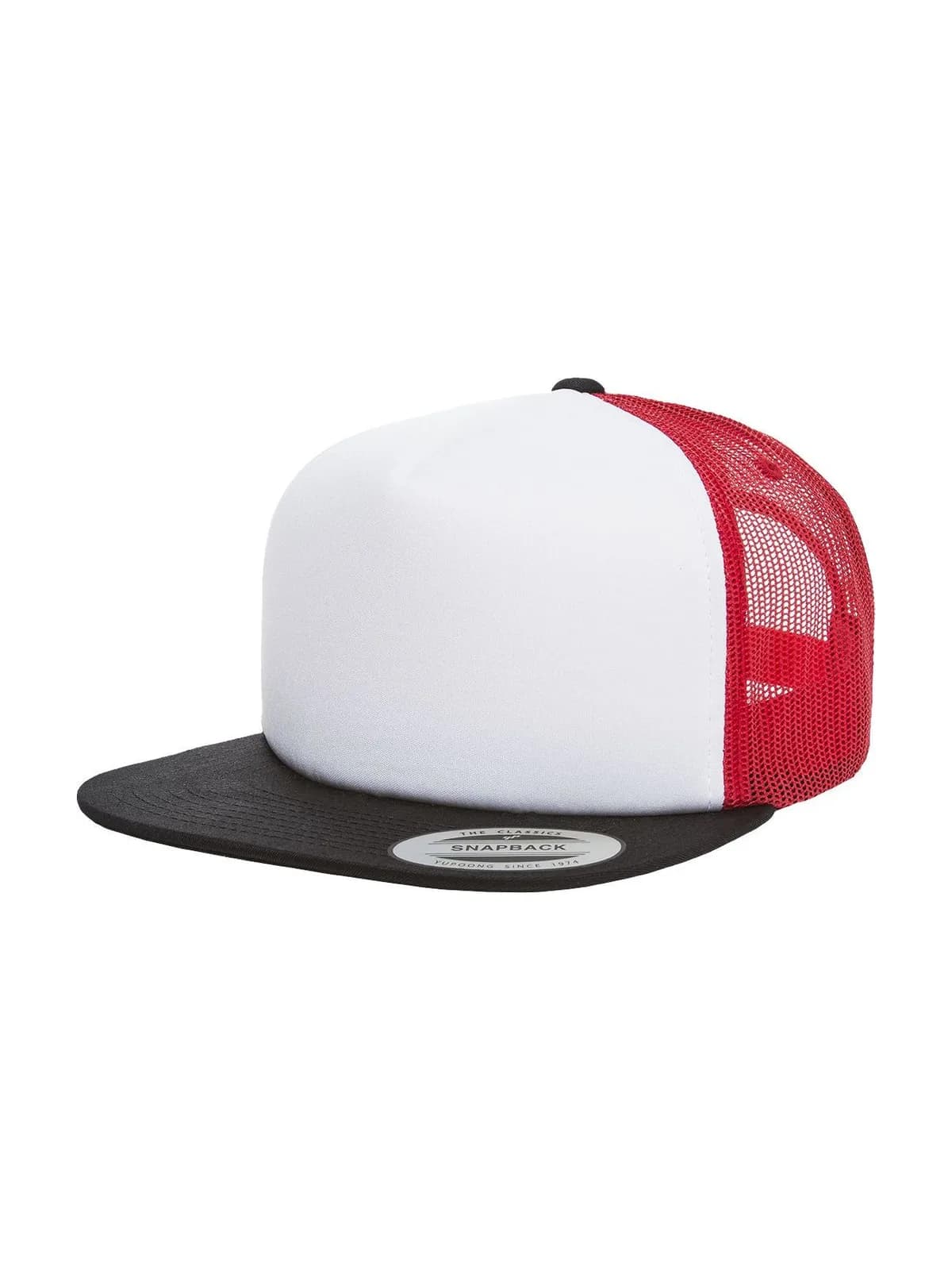 Foam Trucker With White Front — Casquettes & chapeaux Flexfit à personnaliser