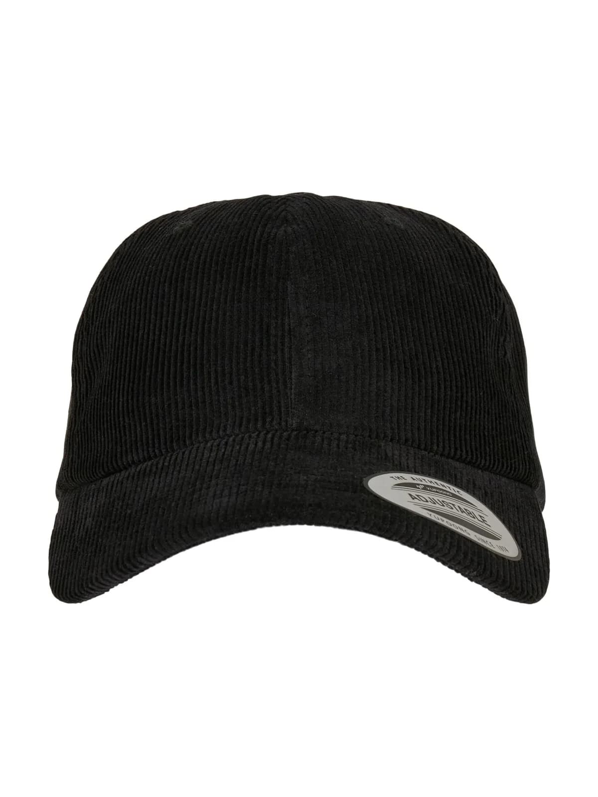 Low Profile Corduroy Dad Cap — BLACK