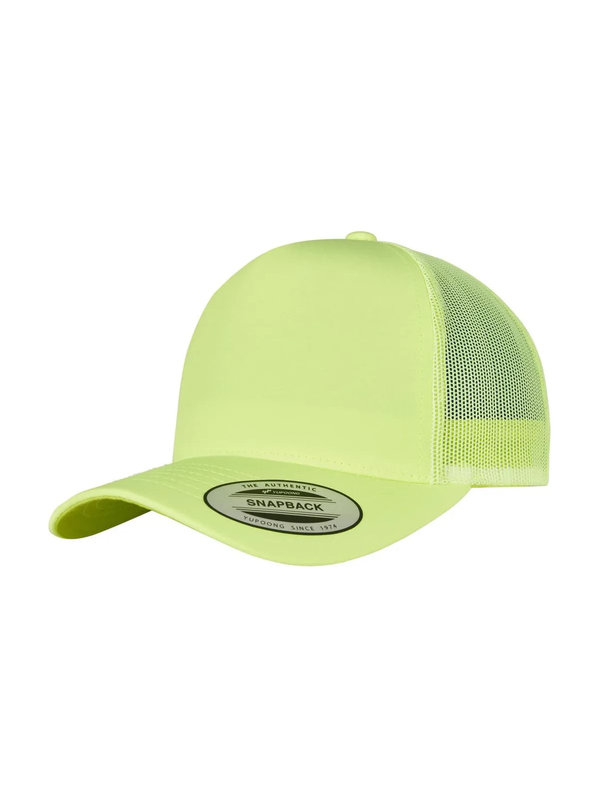 Neon Retro Trucker — NEON YELLOW