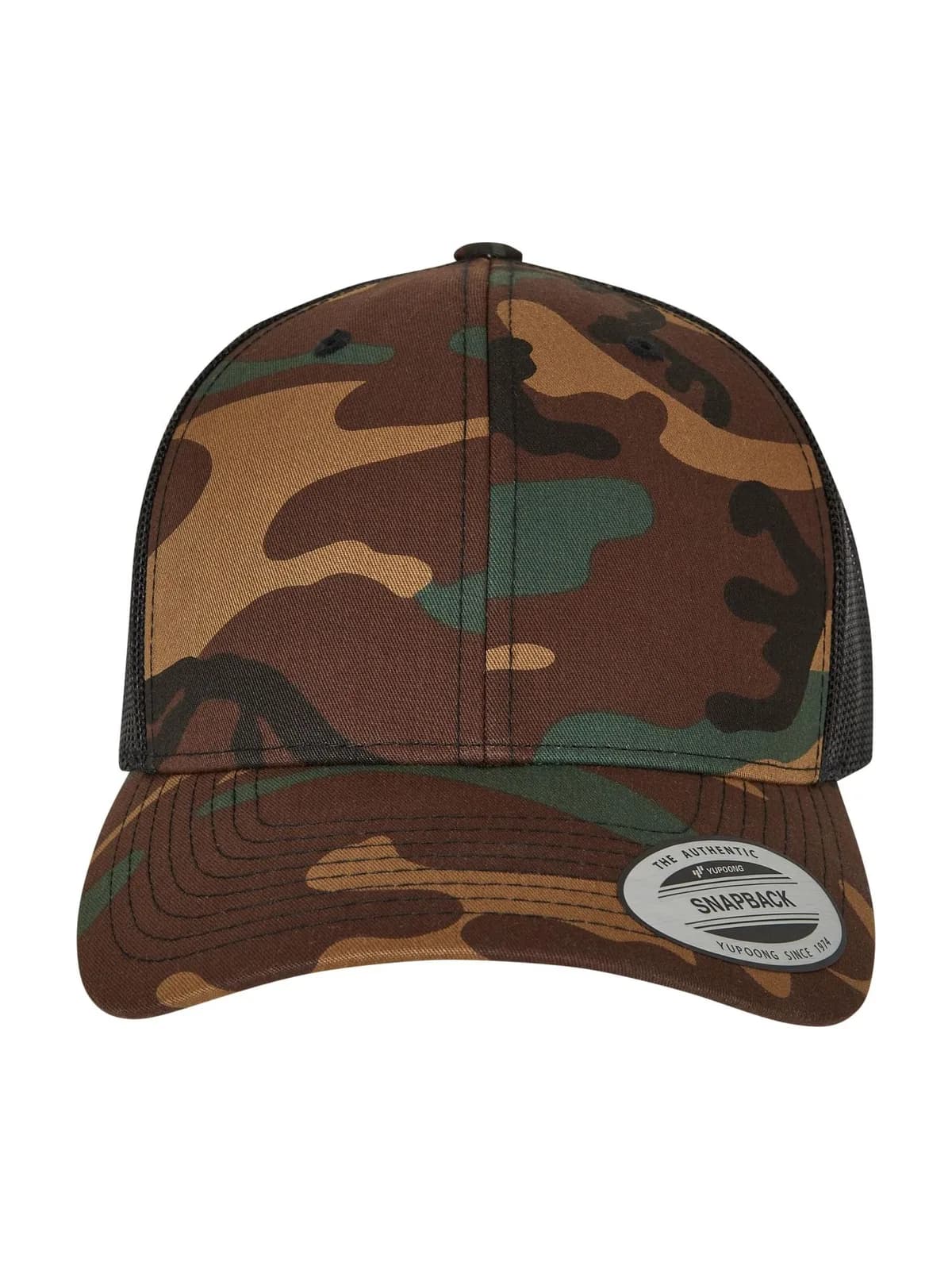Retro Trucker Camo — Casquettes & chapeaux Flexfit à personnaliser