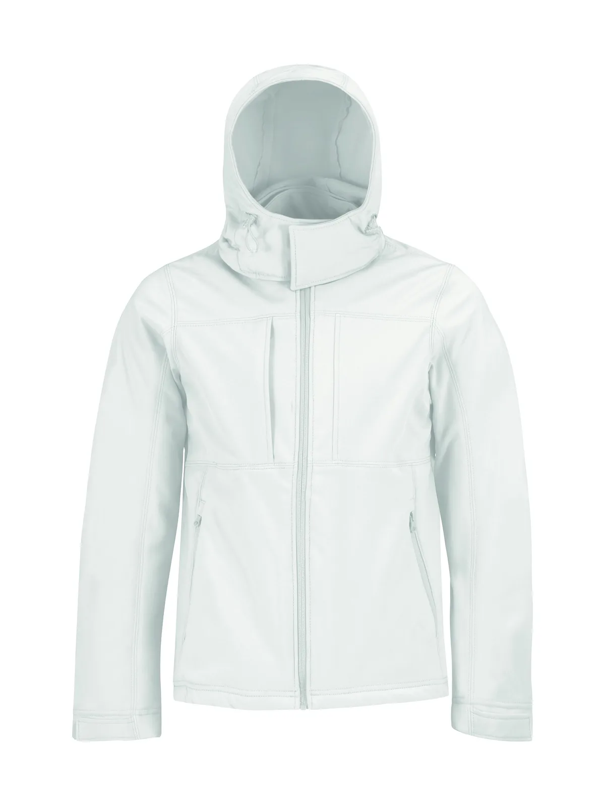 Hooded Softshell Men — WHITE