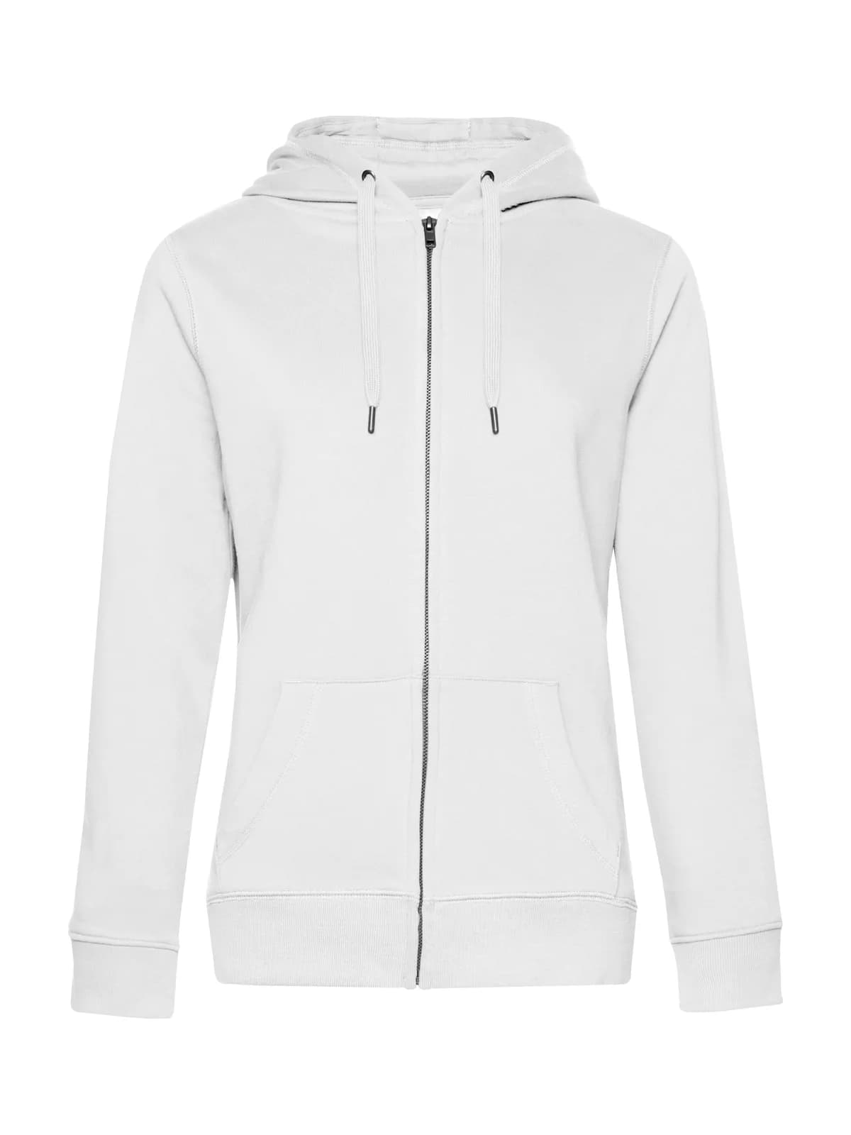 B&c Queen Zipped Hood — WHITE