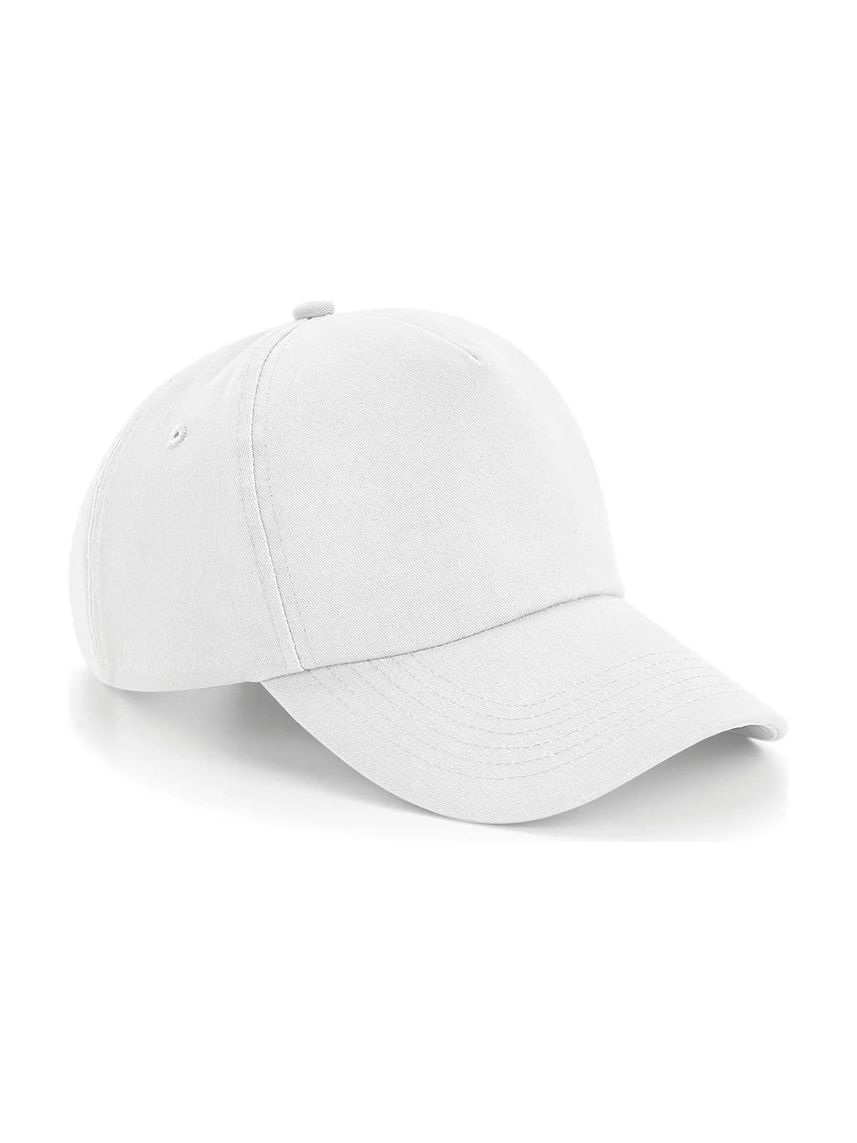 Authentic 5 Panel Cap — WHITE