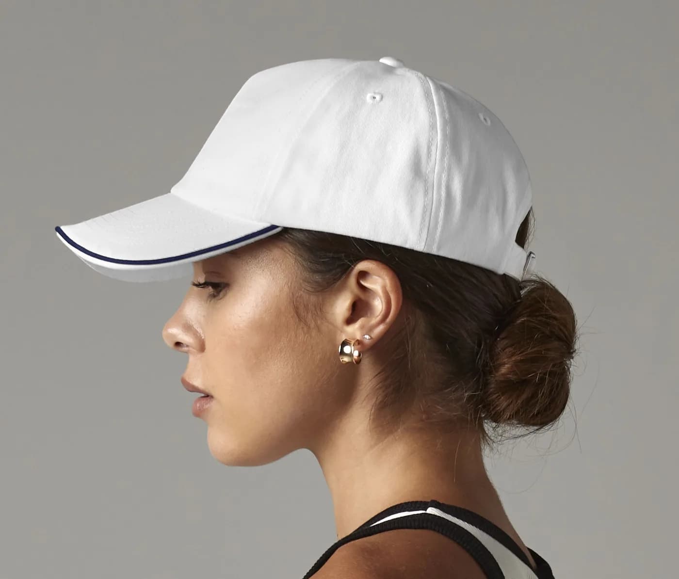 Authentic 5 Panel Cap - Piped Peak — Casquettes & chapeaux Beechfield à personnaliser