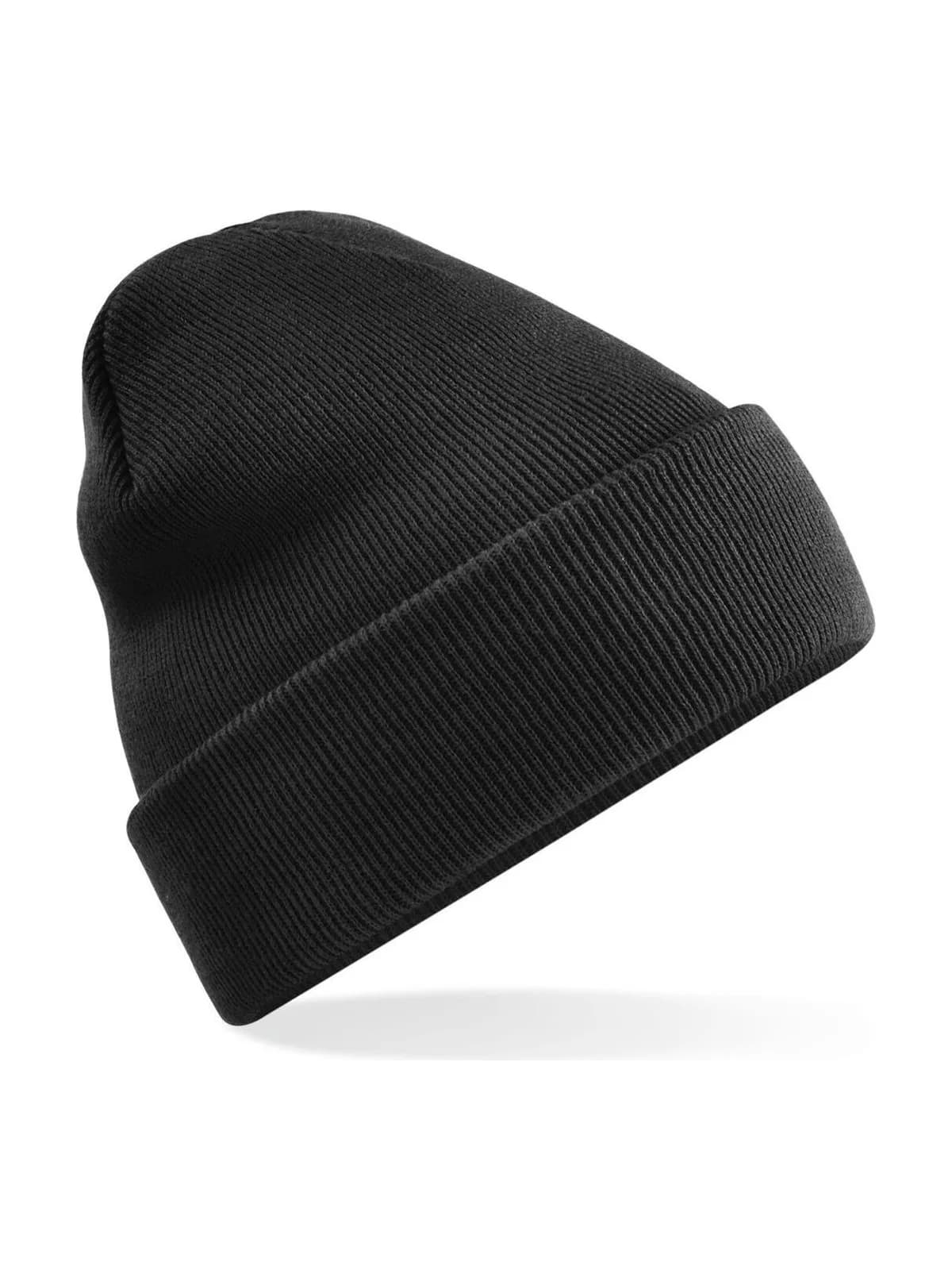 Recycled Original Cuffed Beanie — BLACK