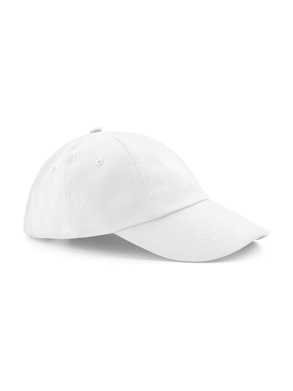 Low Profile Heavy Cotton Drill Cap — WHITE